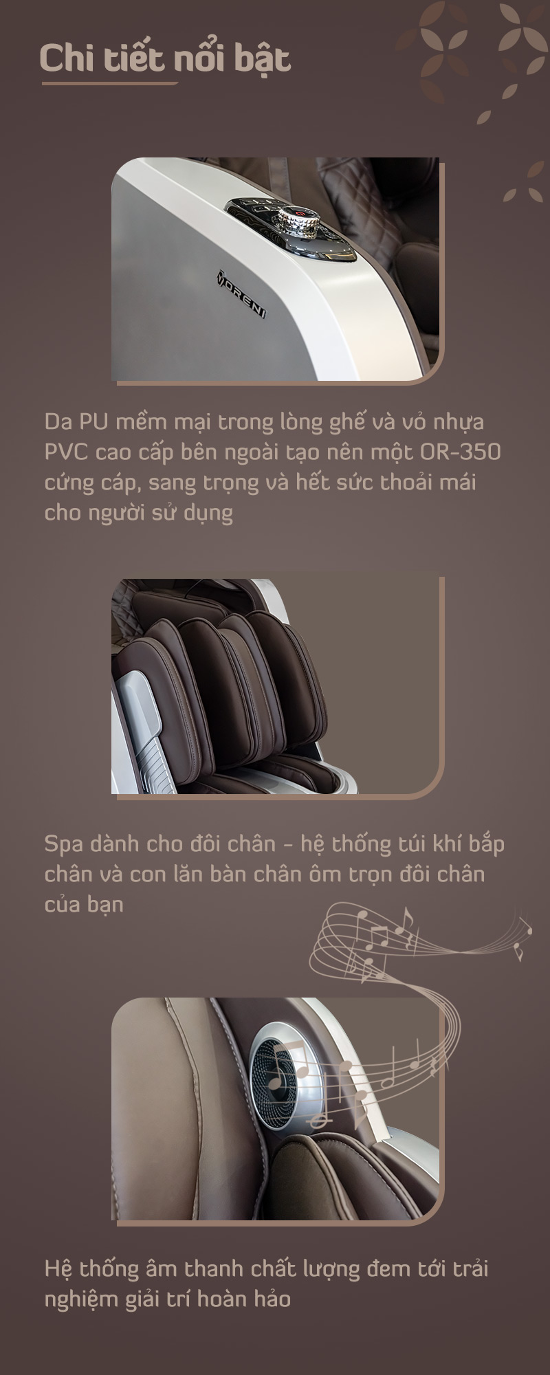 Ghế massage Oreni