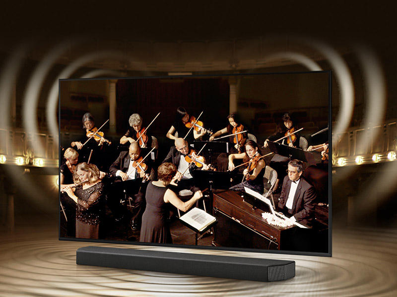 Smart Tivi Samsung Crystal 4K 55 inch UA55AU7700KXXV