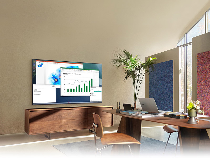 Smart Tivi Samsung Crystal 4K 55 inch UA55AU7700KXXV