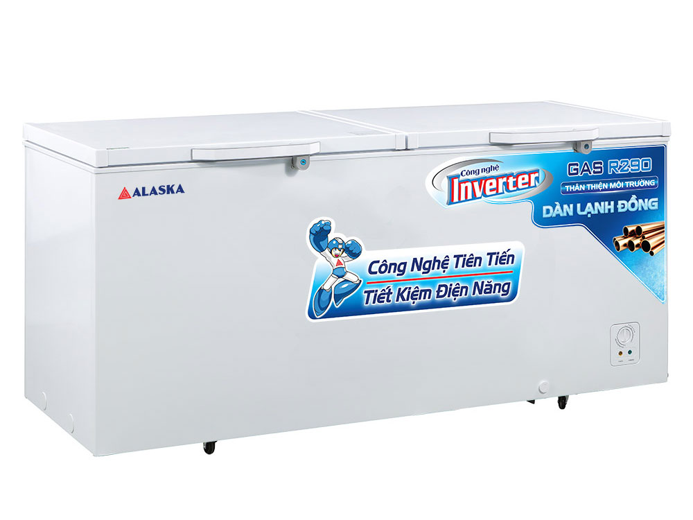 Tủ đông 2 cánh Alaska Inverter HB-550CI 408 lít