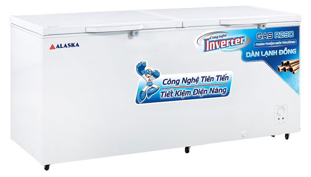 Tủ đông 2 nắp Alaska Inverter HB-1200CI 1.015 lít