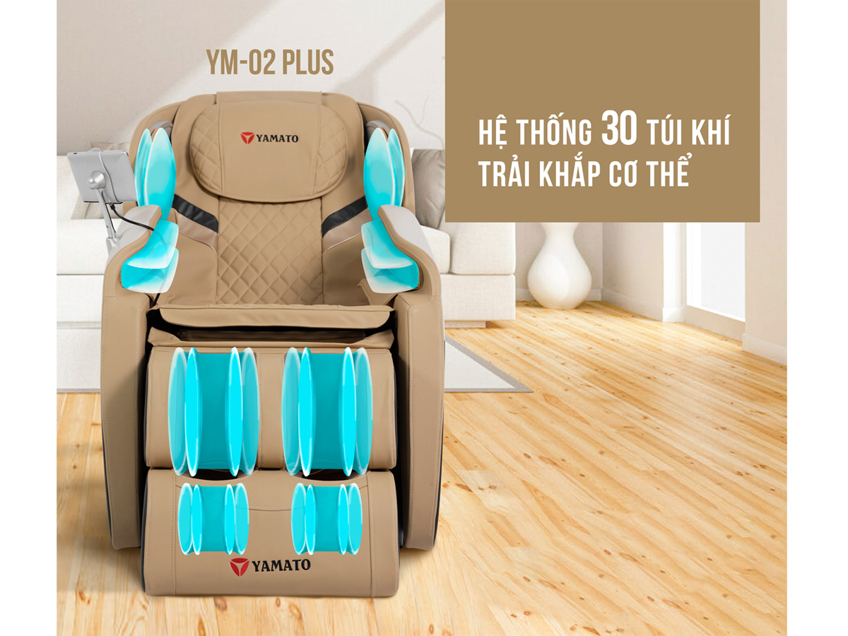 Hệ thống túi khí trải dọc cả cơ thể
