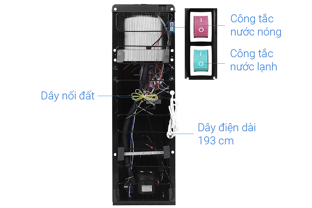 Cây nước nóng lạnh Toshiba RWF-W1917TV của Toshiba được tích hợp 3 chế độ lấy nước