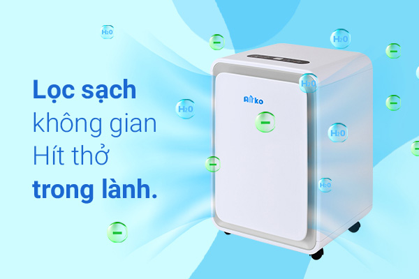 Lọc sạch không gian phòng ngủ, phòng khách,...