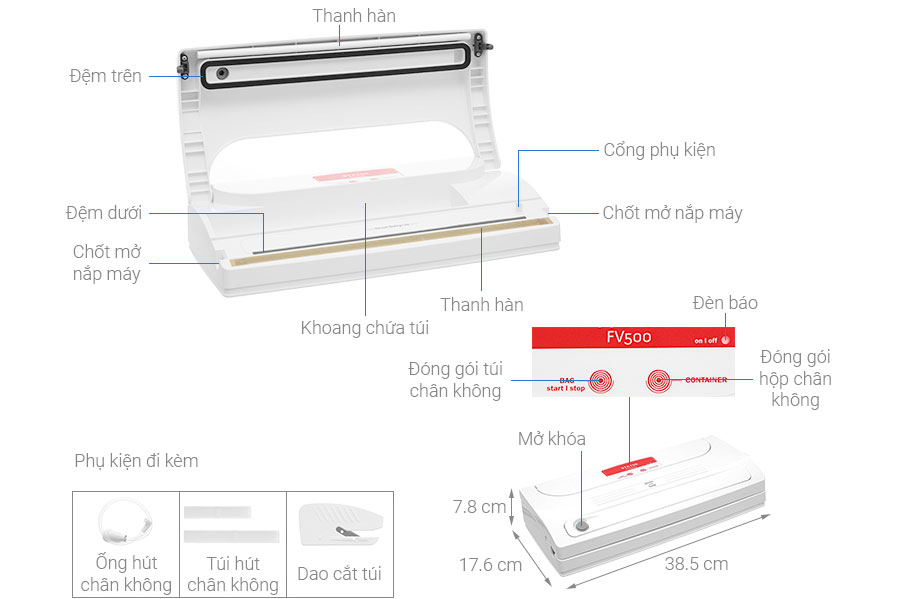 Máy đóng gói bảo quản chân không  