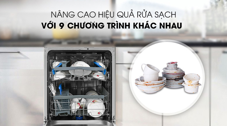 9 chương trình rửa khác nhau