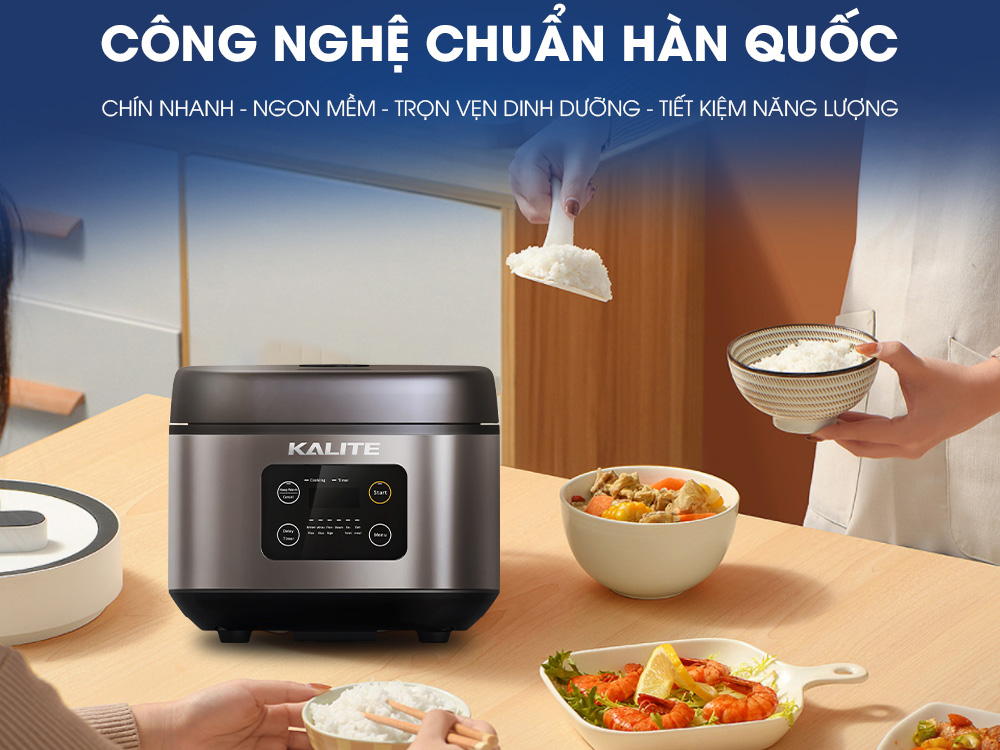 Công nghệ nấu Hàn Quốc giúp cơm luôn thơm ngon