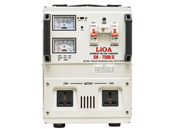 Hình ảnh ổn áp 1 pha Lioa 7.5KVA SH 7500II