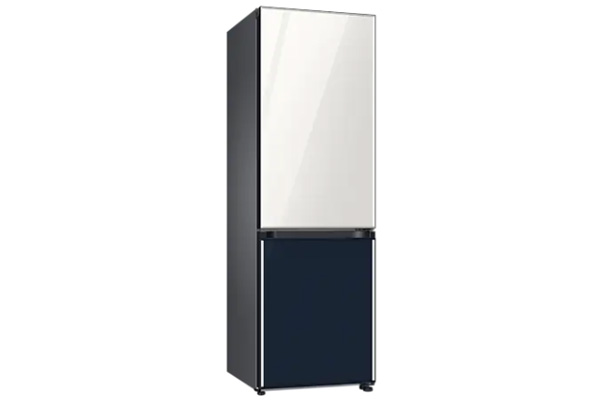 Tủ lạnh Samsung Bespoke 339 lít RB33T307029/SV (2 cửa 2 màu trắng và xanh navy)