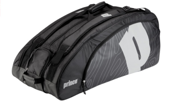 Túi  đựng vợt Prince Tour Reflective 19 12 Racket Đen/Bạc