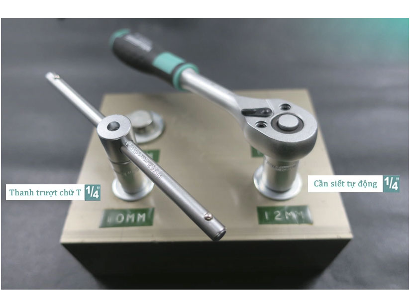 Bộ khẩu 1/4" 17 chi tiết Whirlpower 1612-0517 (từ 4mm - 13mm)