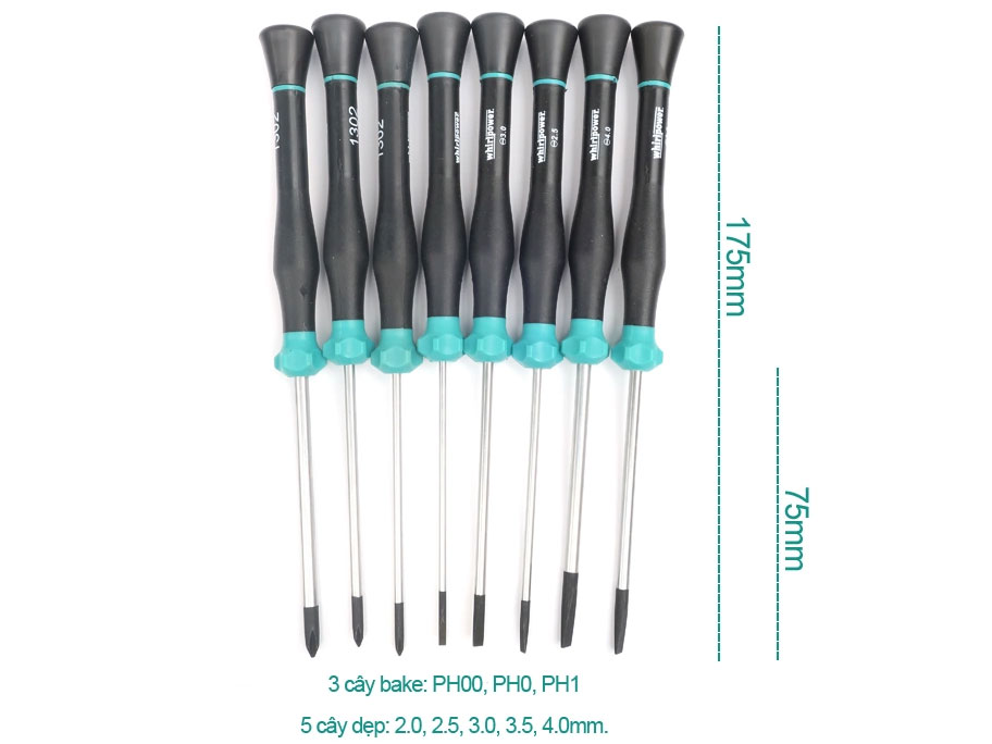 Bộ tô vít điện tử Whirlpower 130-0708