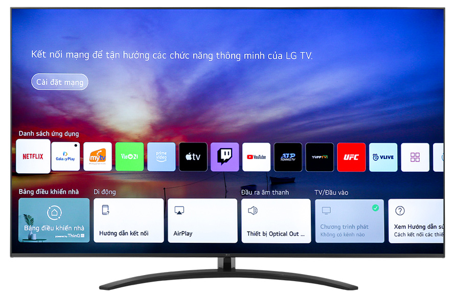 Kích thước màn hình lên đến 70 inch