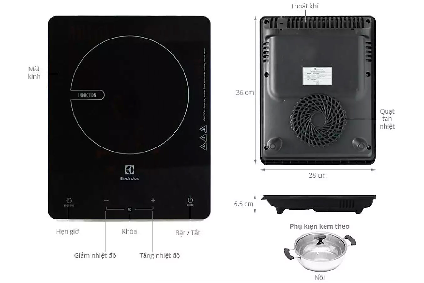 Bếp điện từ ELectrolux  