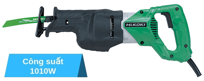 Máy cưa kiếm Hikoki CR13V2 chuyên dùng để cắt thép tấm, cắt gỗ và cắt ống.