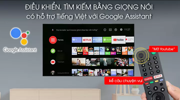Điều khiển bằng giọng nói hỗ trợ tiếng Việt với Google Assistant