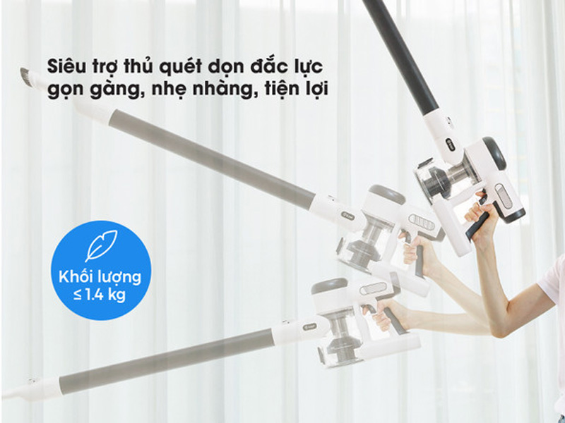 Khối lượng nhỏ nhẹ giúp việc di chuyển dễ dàng hơn