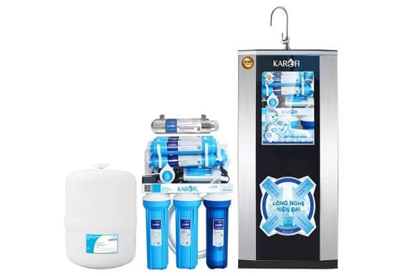 Máy lọc nước Karofi tiêu chuẩn SRO 9 cấp lọc KSI90 (Vỏ tủ IQ)