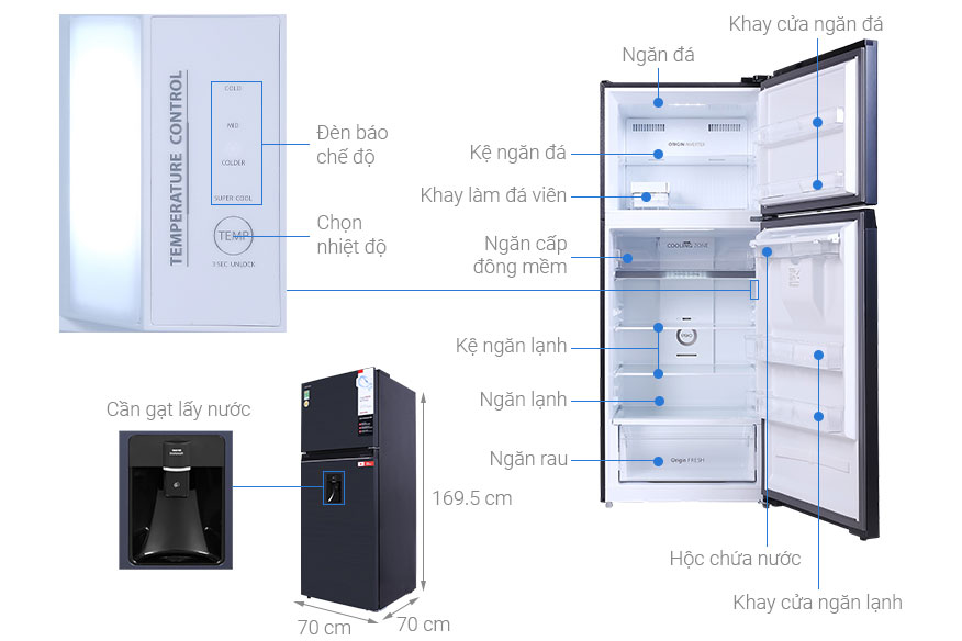 Tủ lạnh Toshiba 