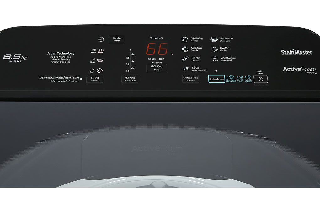 Máy giặt lồng đứng Panasonic 8.5kg NA-F85A9BRV