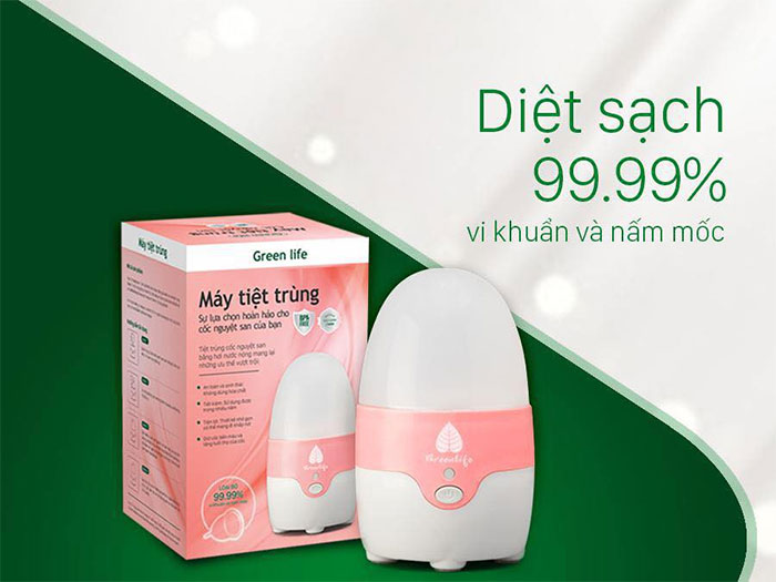 Máy tiệt trùng cốc nguyệt san Green Life