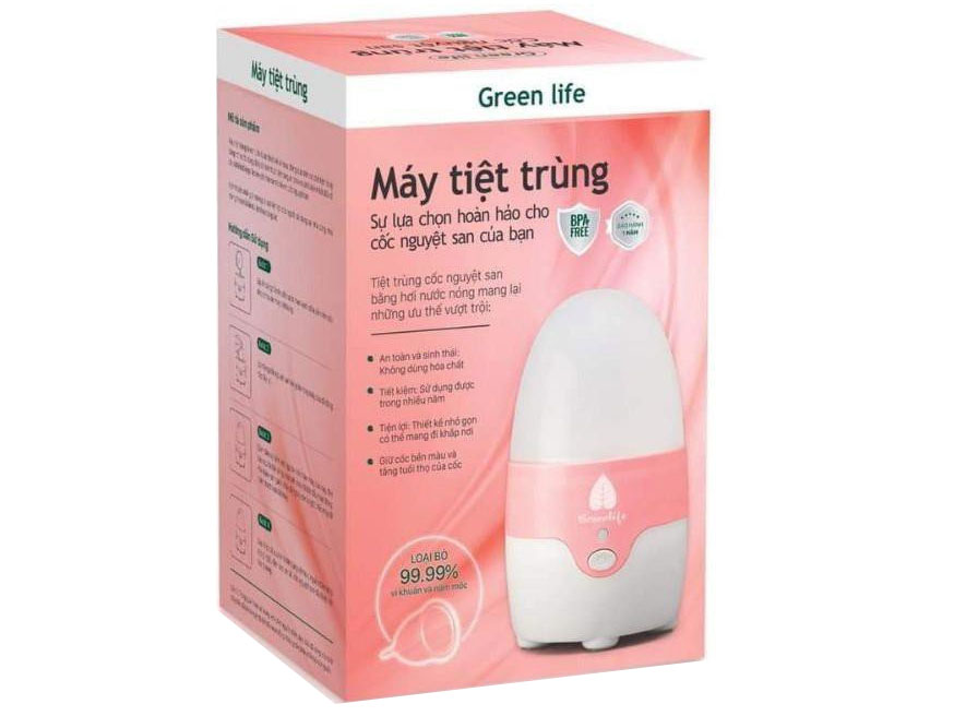 Máy tiệt trùng cốc nguyệt san Green Life