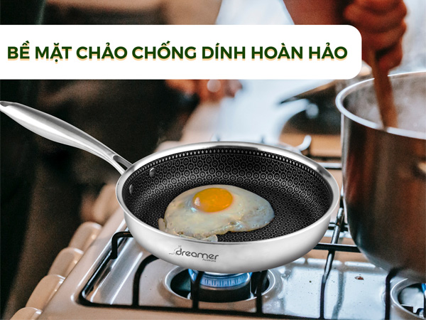 Tráng lớp chống dính siêu bền, an toàn