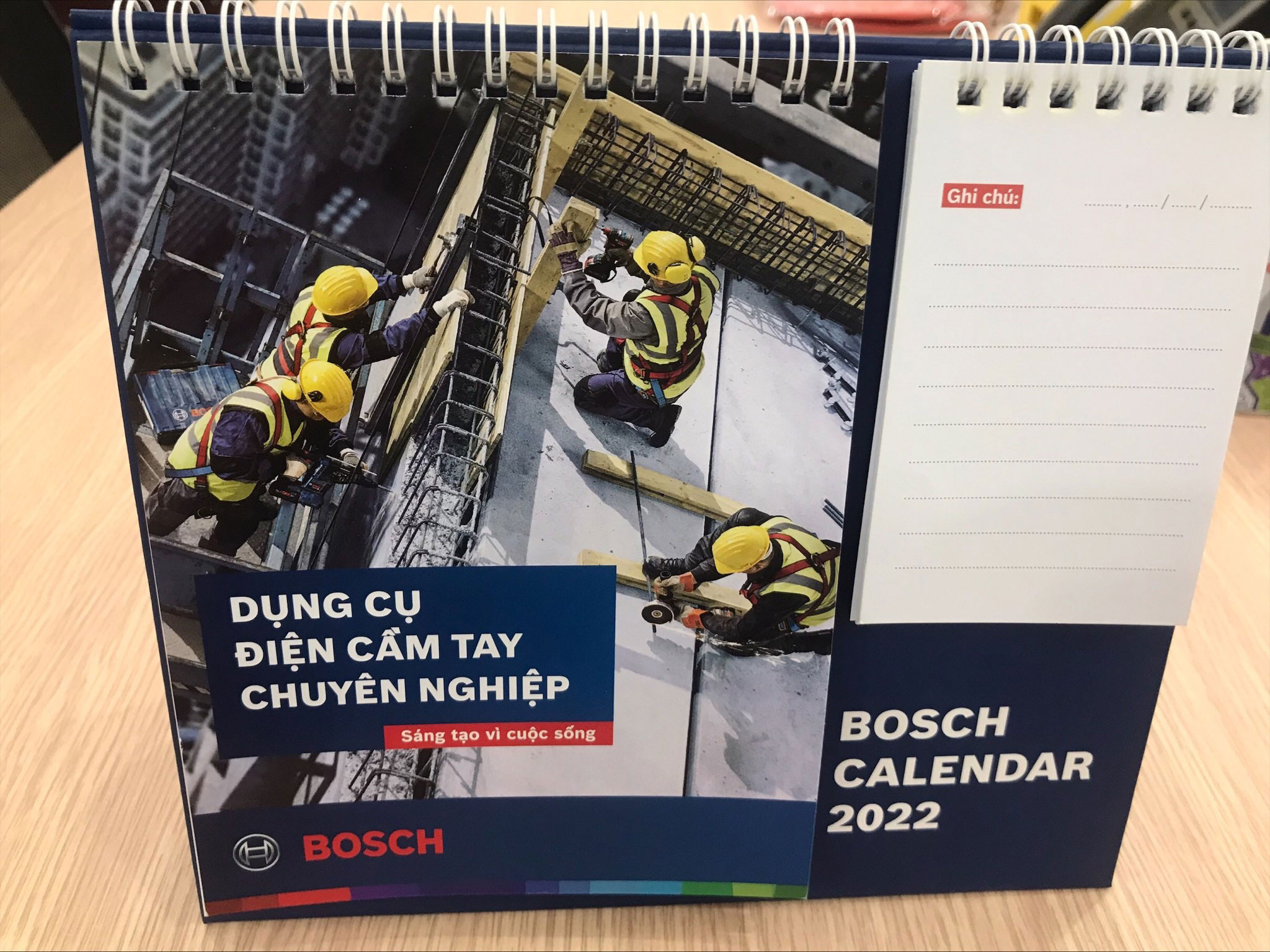 Lịch bàn Bosch 2022