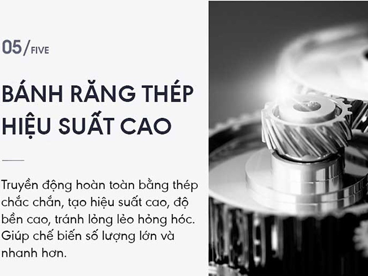 Bánh răng hoạt động với hiệu suất cao