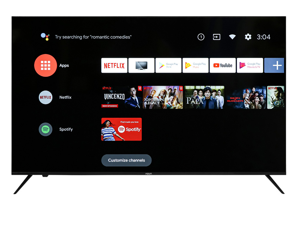 Android tivi AQUA 4K 58 inch LE58AQT6600UG