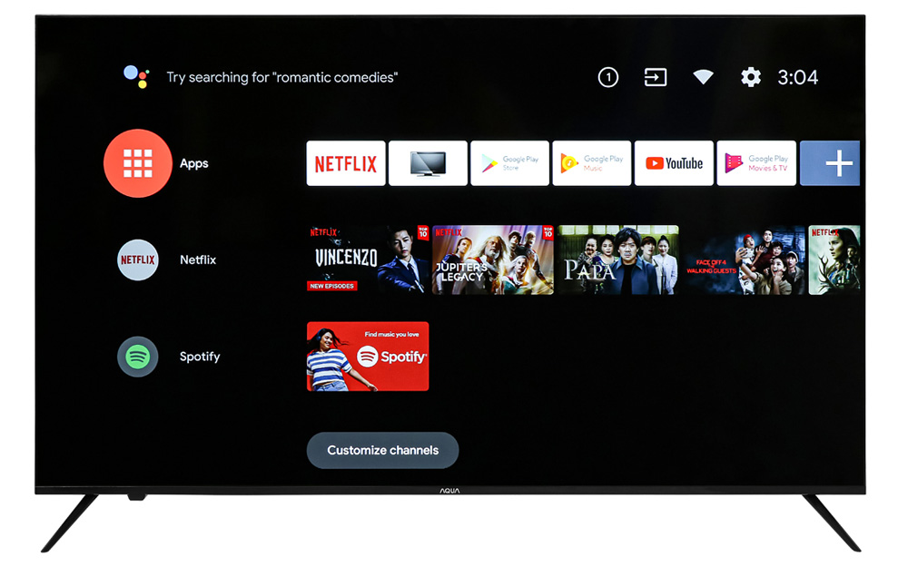 Hình ảnh Android tivi AQUA 4K 58 inch LE58AQT6600UG