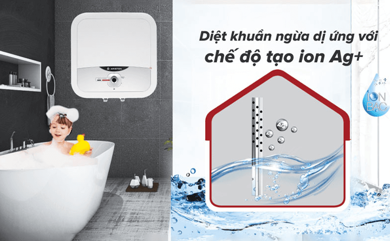 Công nghệ ion bạc Ag+ kháng khuẩn mang đến nguồn nước nóng sạch