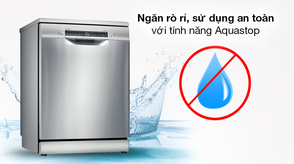 Độ an toàn cao với công nghệ AquaStop