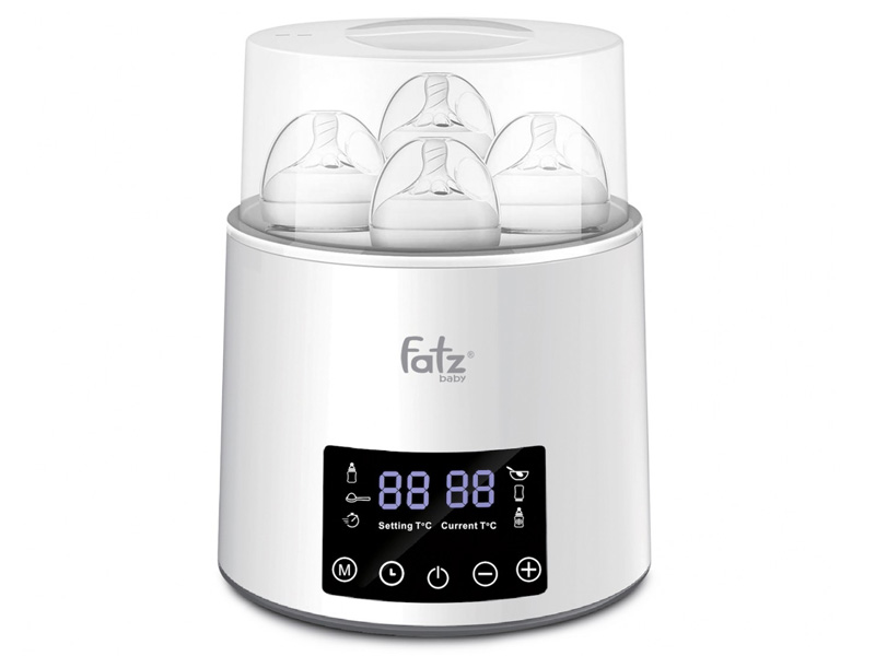 Máy hâm sữa tiệt trùng 4 bình Quatro 1 Fatzbaby FB3015CY