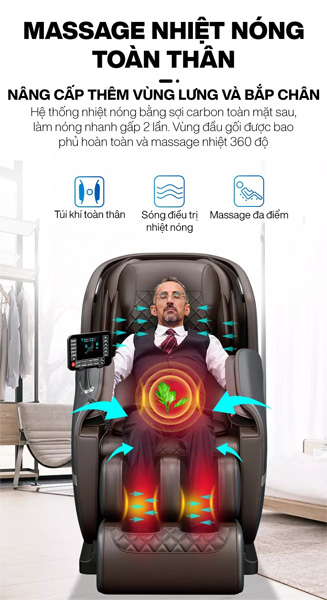 Ghế massage toàn thân Japa JP-588