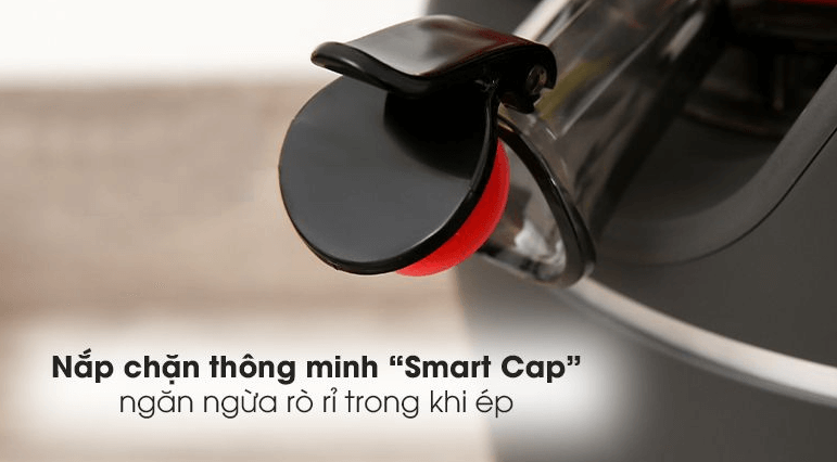 Nắp chặn smart cap cao su kín, giữ nước ép hiệu quả