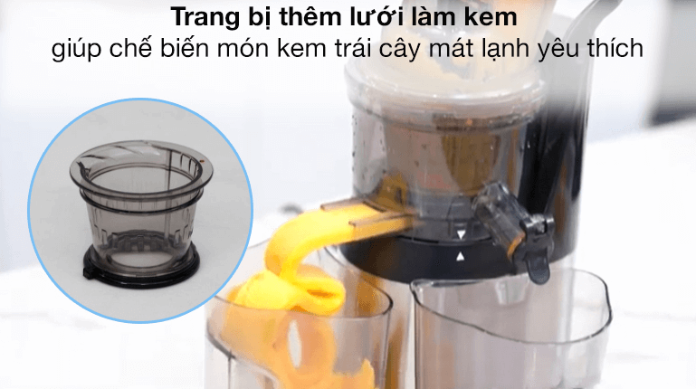 Trang bị tính năng làm kem mát lạnh