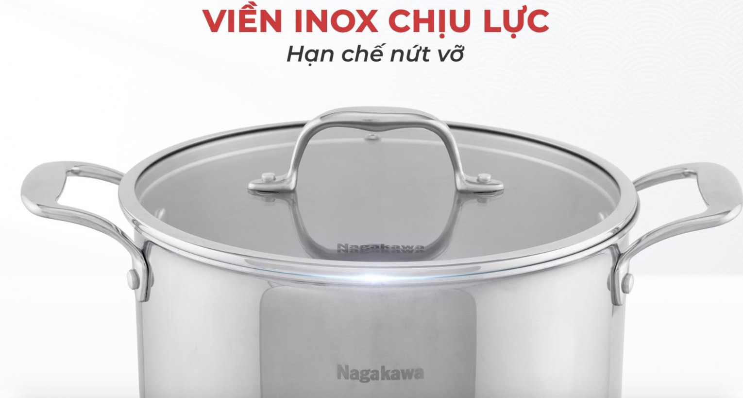 Nắp có viền inox 