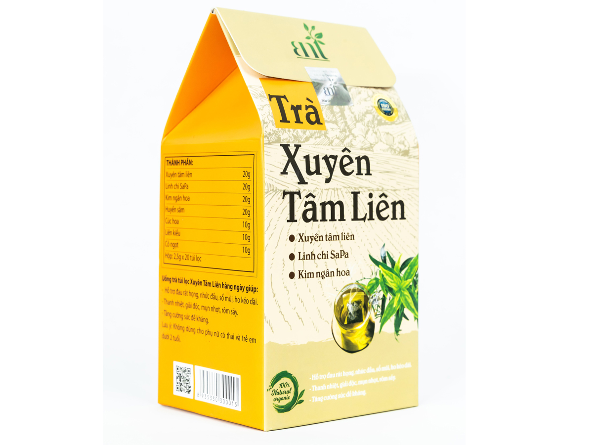 Trà xuyên tâm liên túi lọc (2,5g x 20 túi)