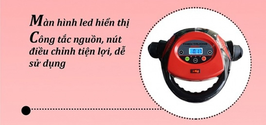 Màn hình hiển thị các chỉ số rõ ràng