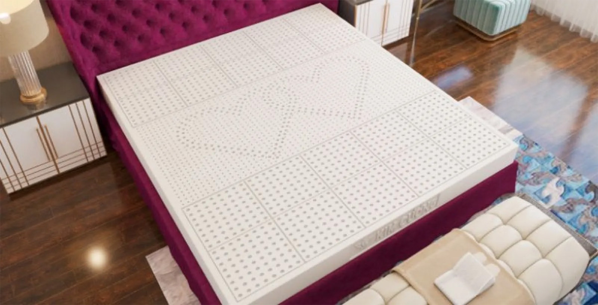Hình ảnh nệm cao su thiên nhiên Kim Cương Purelux-3’Zone