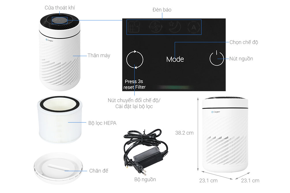 Thiết bị lọc không khí gia đình