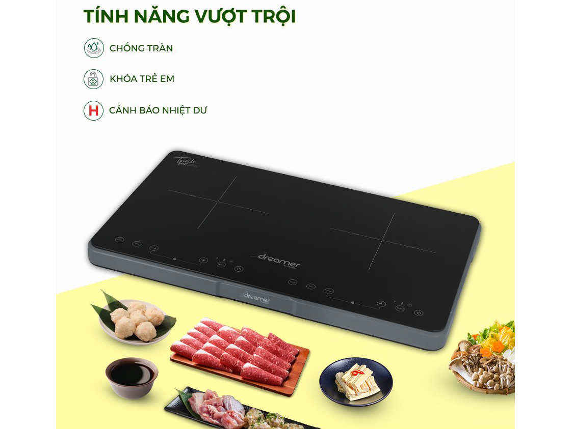 Bếp từ dương đôi  