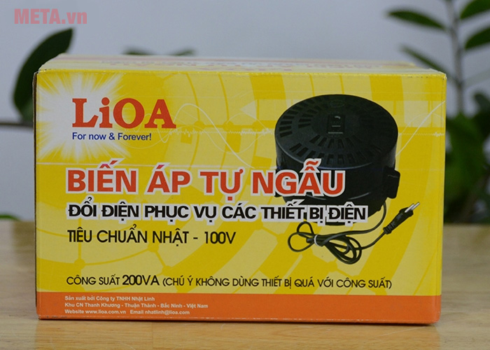 Biến áp đổi nguồn hạ áp Lioa DN002/DN002A 1P - 200VA