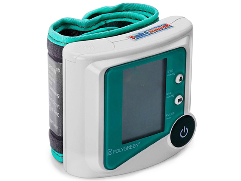Máy đo huyết áp cổ tay điện tử tự động PolyGreen KP-6230