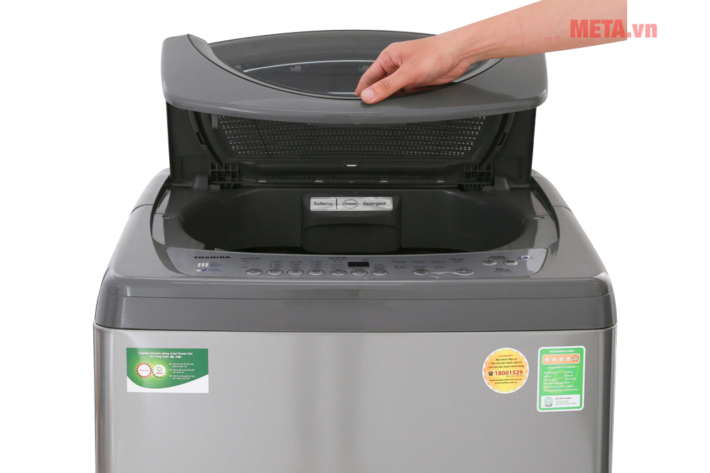 Máy giặt lồng đứng Inverter Toshiba 10kg AW-H1100GV (SM)