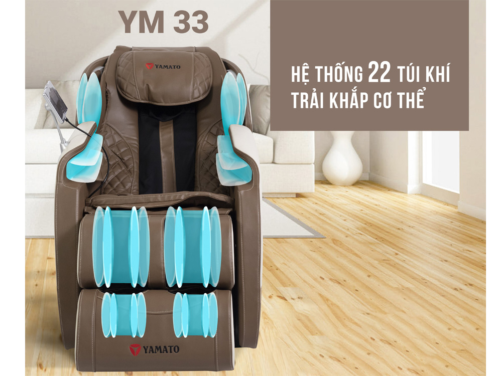 Hệ thống túi khí trải dọc cả cơ thể