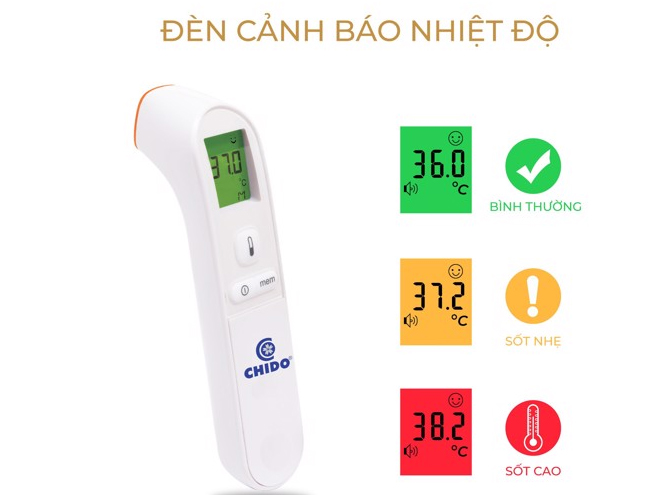 Nhiệt kế cảnh báo sốt