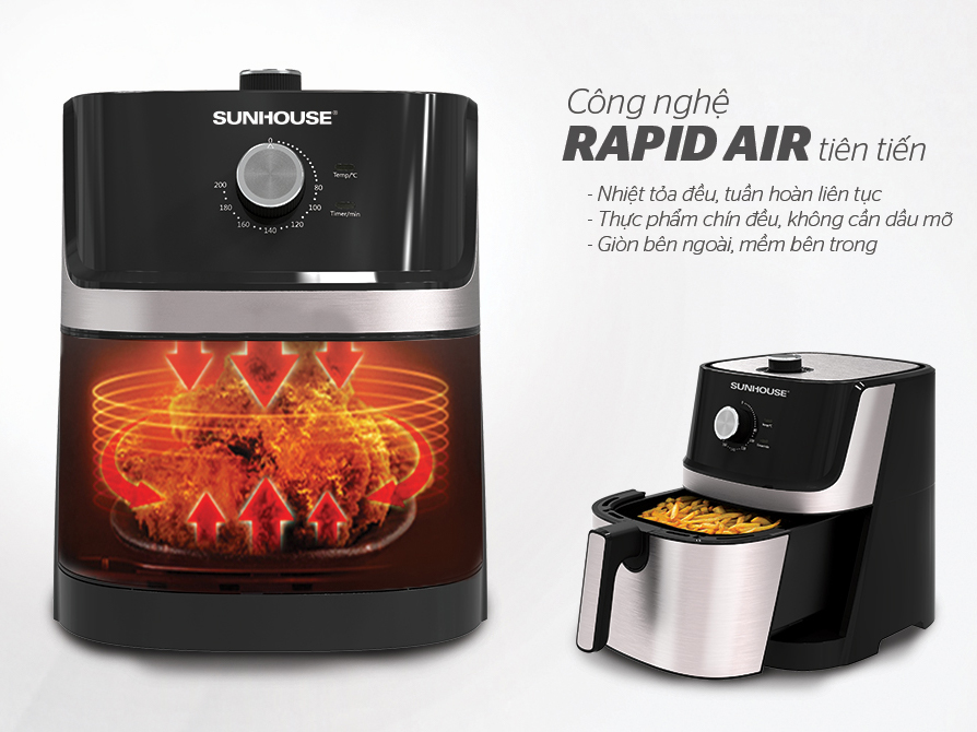 Nồi chiên thực phẩm Rapid Air