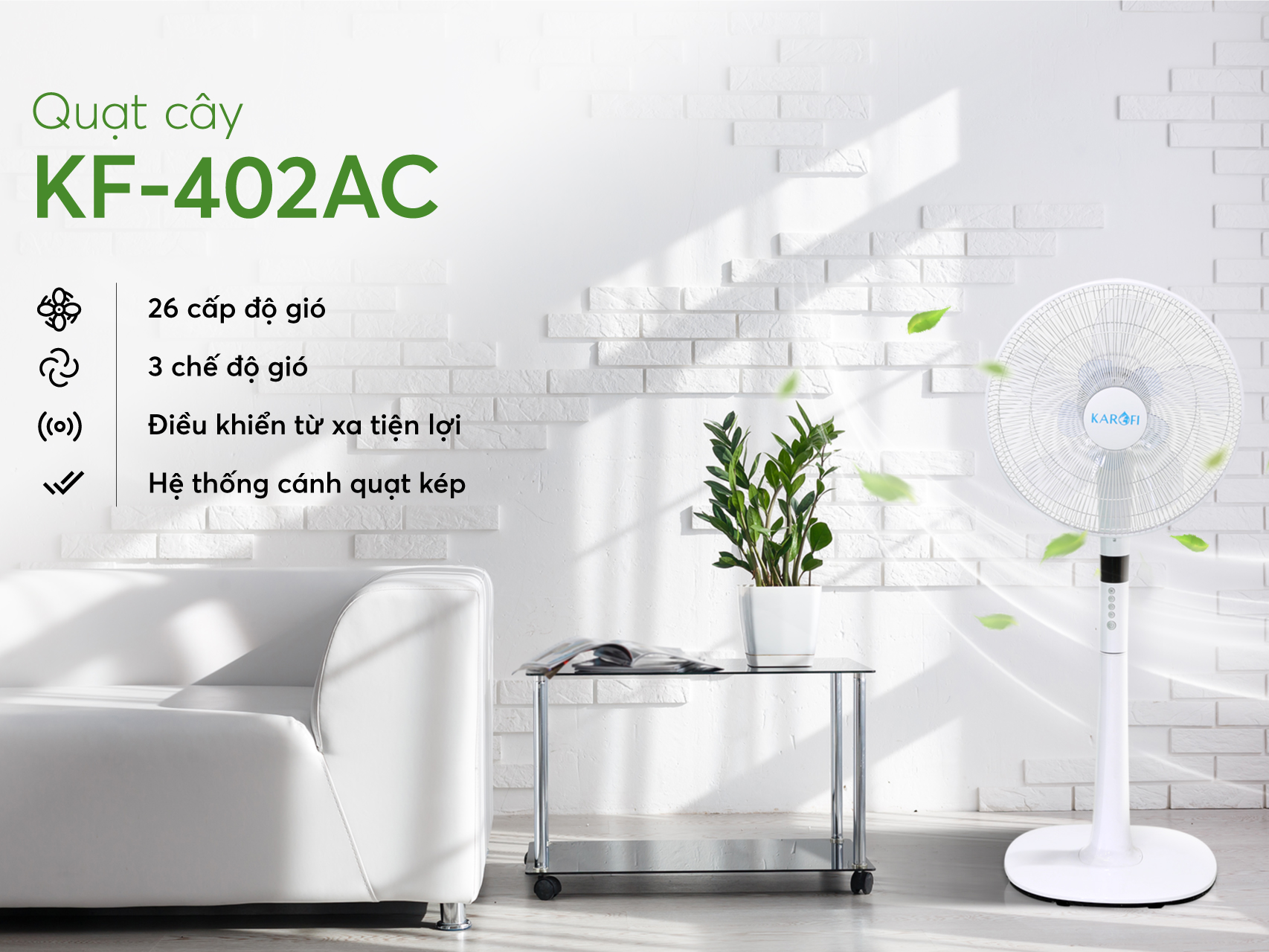 Quạt cây có điều khiển từ xa